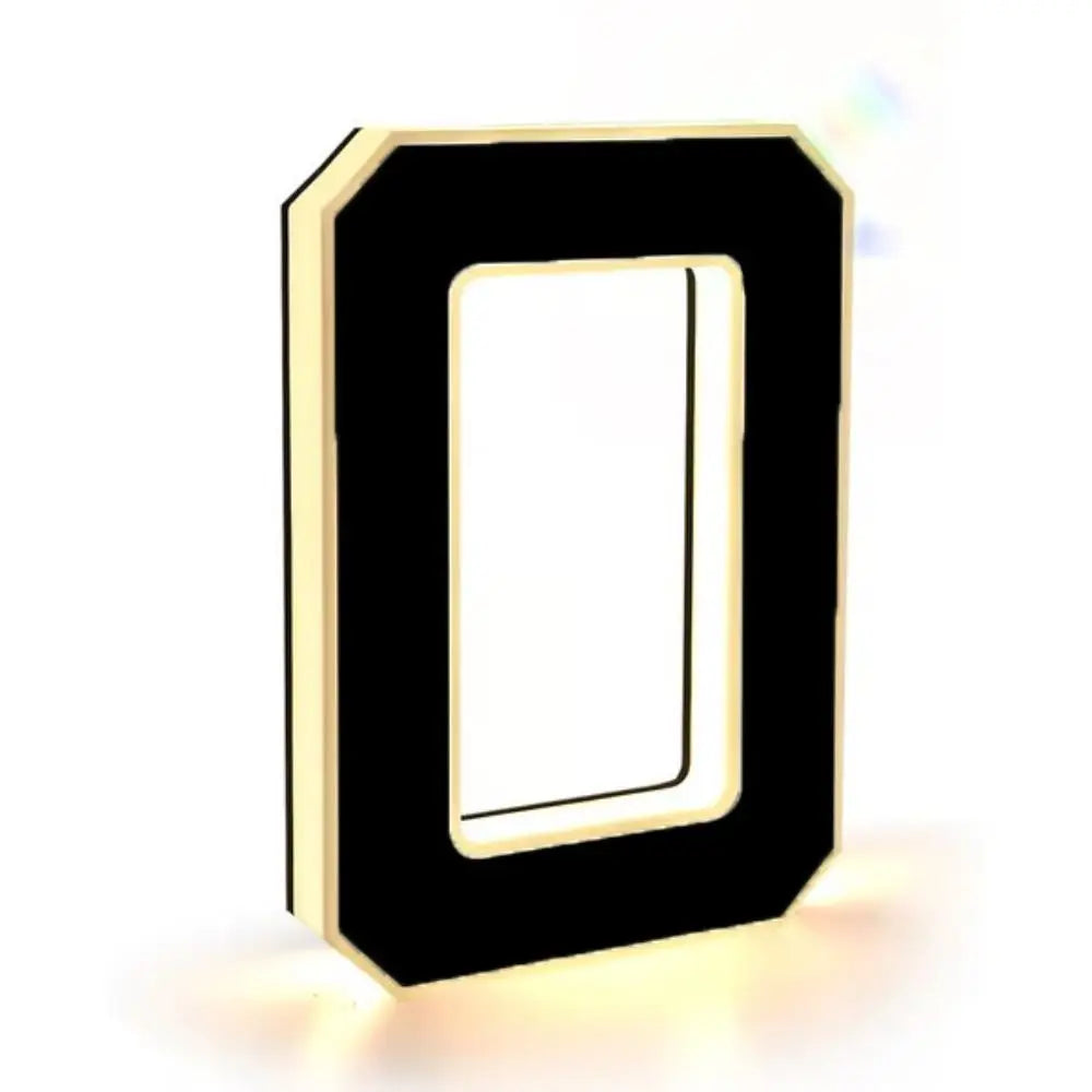 12V Power LED House Number Light Waterproof Light Sensor Illuminated House Number Sign Easy Installation 0-9 A-B Home Wall Decor Vue