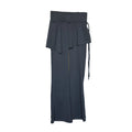 Pants Skirt Combined Skirt Design Fitness Leggings 2 in 1 High Waist Sports Leggings Flare Hem Tight Sports Yoga Pants Outdoor Vue Grey-L