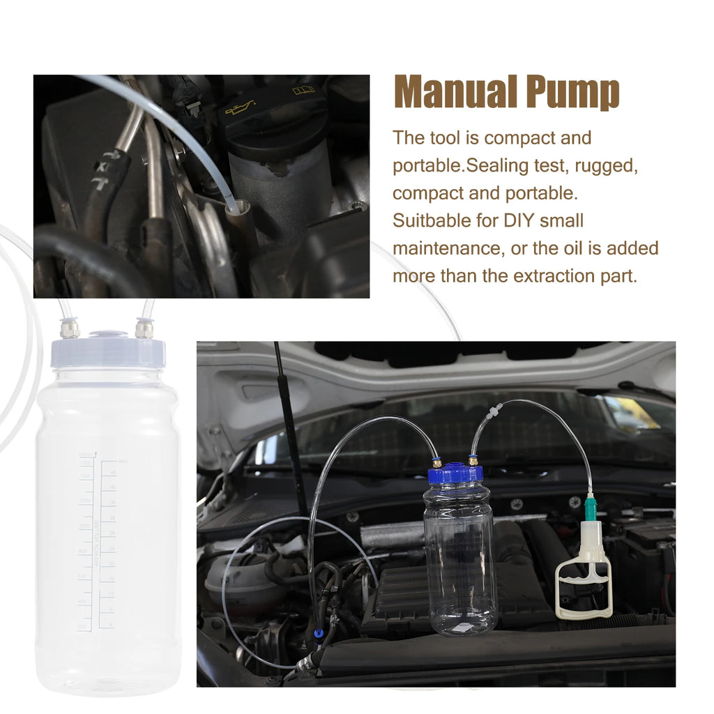 High-Capacity 2L Manual Oil Extraction Pump—Vacuum Pump for Practical Automotive Oil Changes Vue Default Title