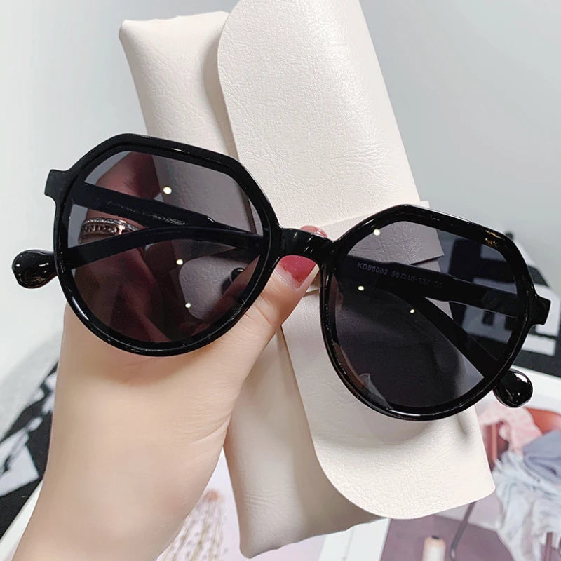 Korean Style Sunshade Glasses Vintage Geometry Shape Frame For Men Women Sunglasses Fashion Frame Glasses UV Protection Vue