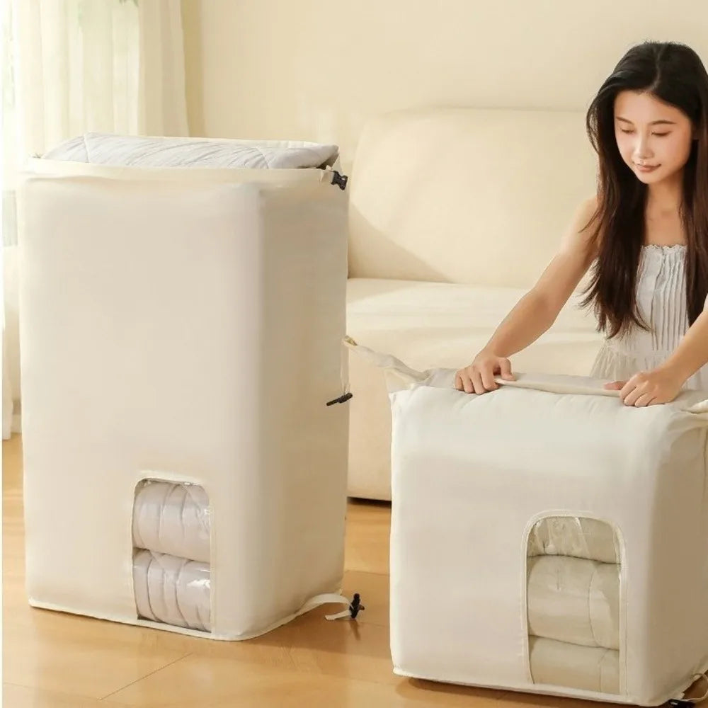 Large Capacity Compression Clothes Storage Bag Folding Moisture-proof Duvet Storage Bag Ultra Space Saving Dust-proof Vue
