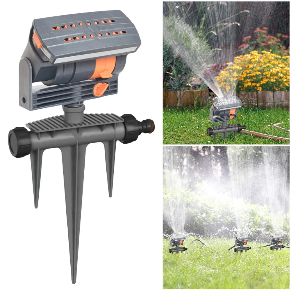 Oscillating Garden Sprinkler 16 Nozzles 4 Spray Modes Oscillating Lawn Sprinkler Vue