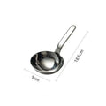 201 Stainless Steel Deepen Tablespoons Soup Ladle Short Handle Large Ramen Bouillon Spoon Kitchen Tableware Cooking Utensils Vue ONESIZE