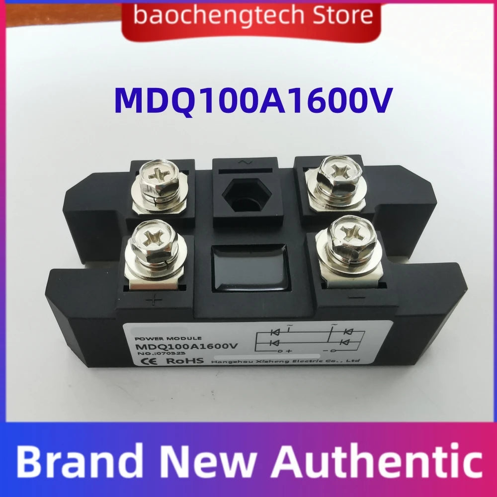 100A MDQ100A-16 600V 800V 1000V 1200V 1400V 1600V 1800V MDQ100A1600V single-phase rectifier bridge AC-DC module 100Amp 1600V Vue