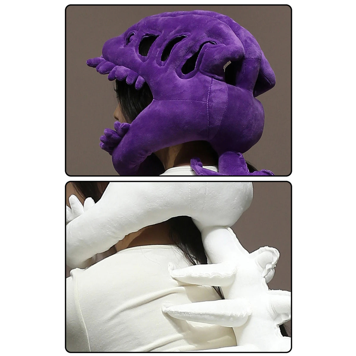 3D Dinosaur Skeleton Plush Costume Set with Hood | Adults & Kids Plush Costume Set Vue