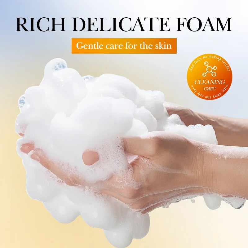 100g Turmeric Lemon Cleansing Soap, Containing Turmeric, Lemon Extract, and Other Skin-Friendly Ingredients Like Quercetin, Gently Cleanses the Skin of Dirt and Oil. Improve Rough Skin, Making It Clean, Smooth, White, and Bea Vue