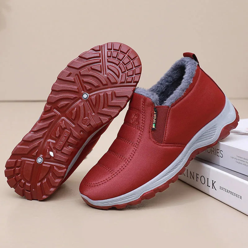 Women's Chunky Ankle Boots – Warm Plush Lining, Anti-Slip Winter Ankle Boots Vue