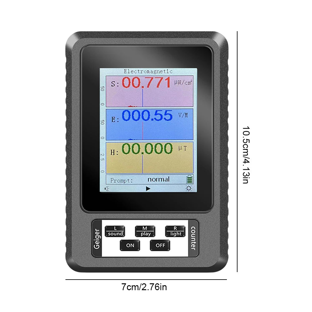 ATUOTIN EMF Meter – Portable Electromagnetic Field Detector EMF Meter Vue