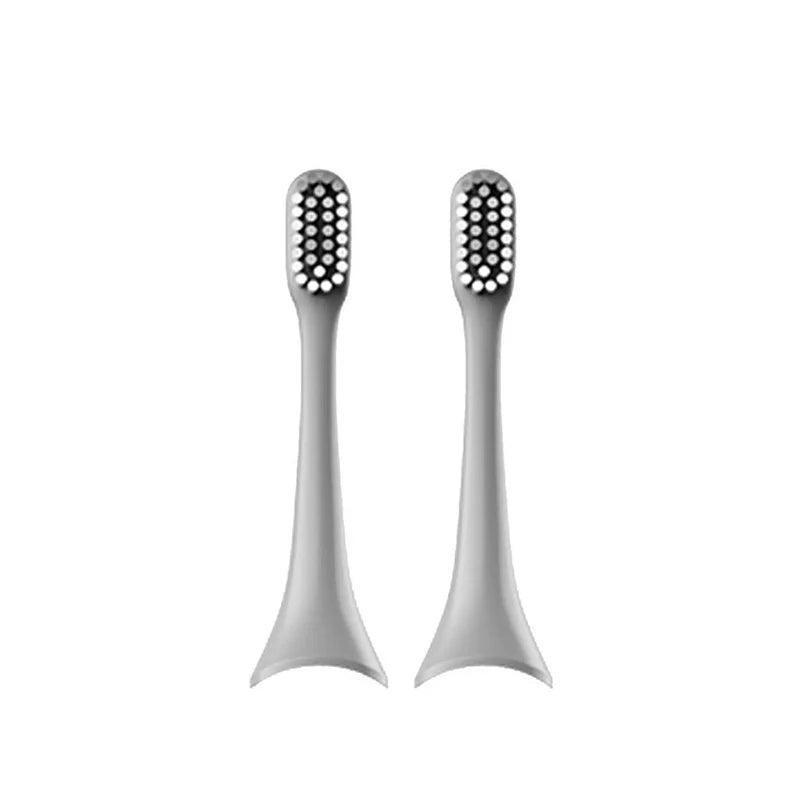 Suitable for ENCHEN Aurora t+ Electric Toothbrush Head Original Toothbrush Head Accessories Adult Replacement Brush Head Nozzle Vue 2PCS Gray