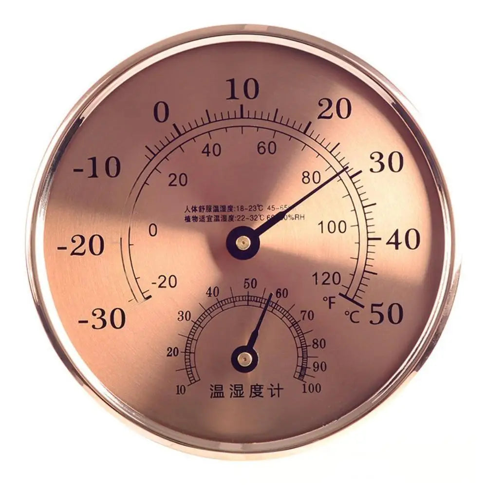 Thermometer Hygrometer 12.7cm Large Household -30-50°C/10-99%RH High-precision Wall-mounted/Stand Temperature and Humidity Meter Vue