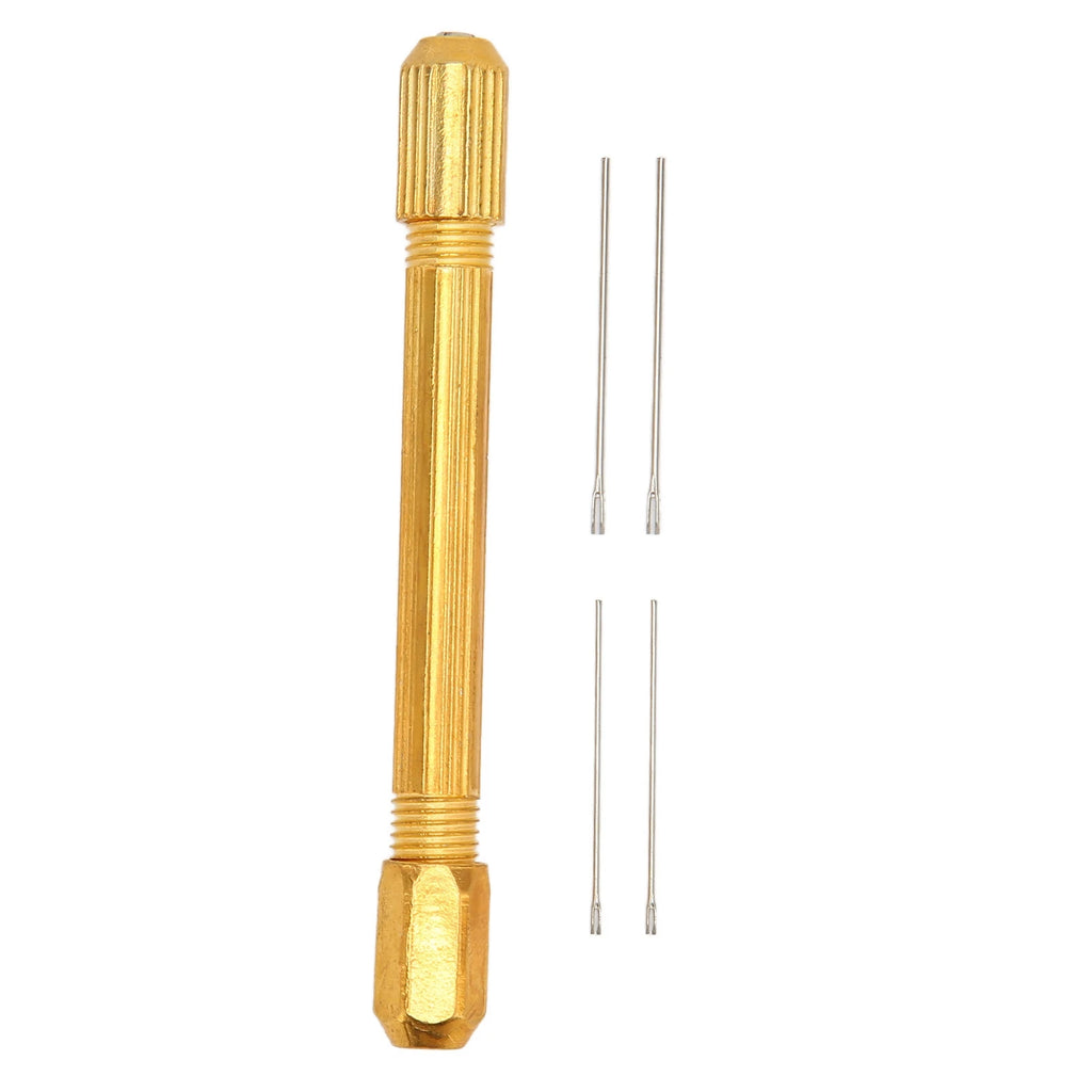 Doll Hair Root Holder Tools Doll Hair Rooting Holders 0.6mm 0.8mm Needles Alloy Handle Doll Hair Making Accessories Vue Gold