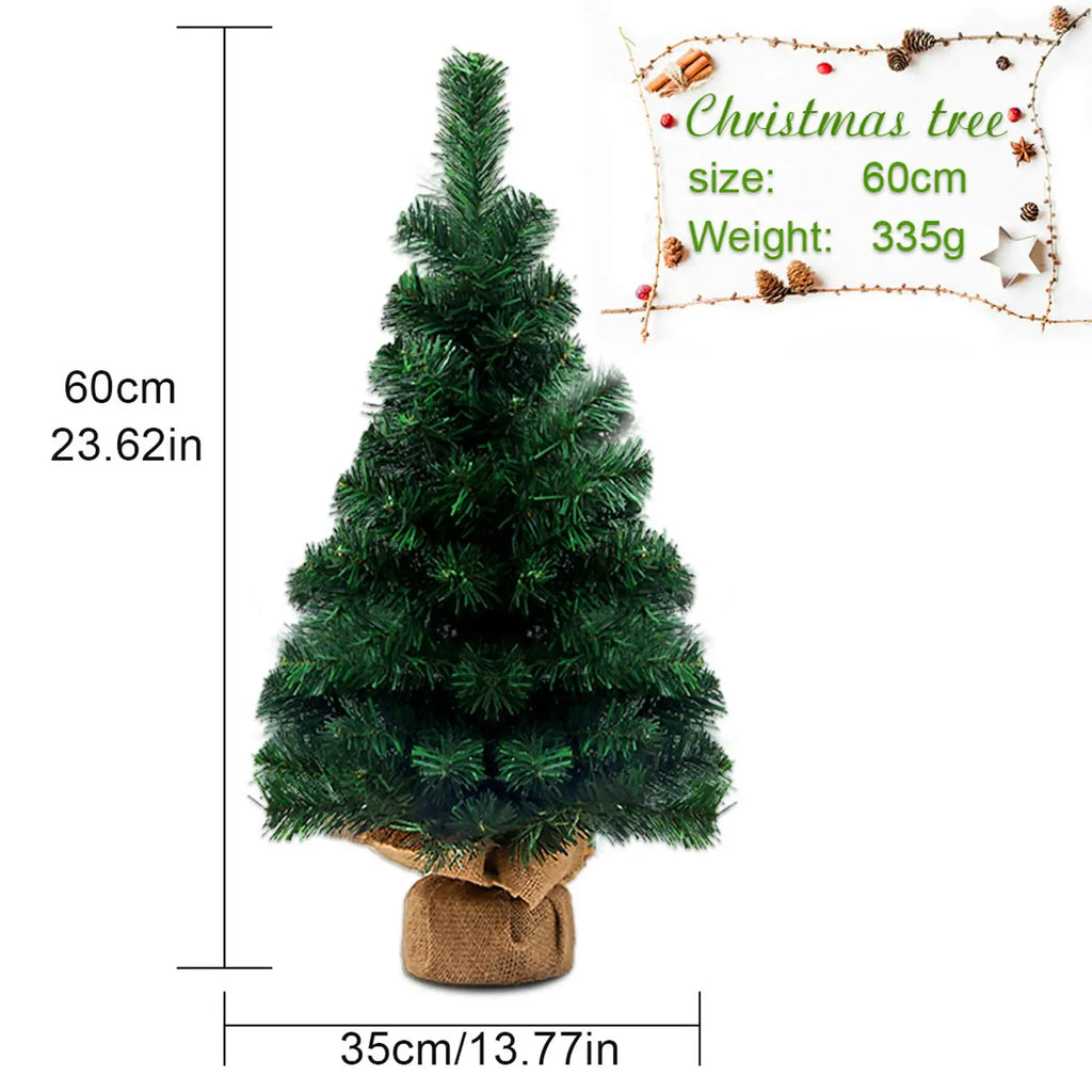 Mini Artificial Christmas Tree Tabletop Shelf Décor – PVC Artificial Christmas Tree Vue
