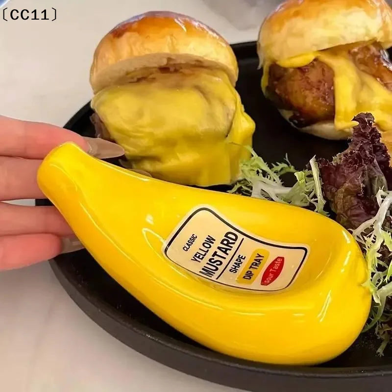 Sauce Dipping Bowls Creative Ketchup Mustard Mayonnaise Wasabi Dipping Dishes Mini Sauce Plates For Sushi Dumplings Snacks〔CC11〕 Vue