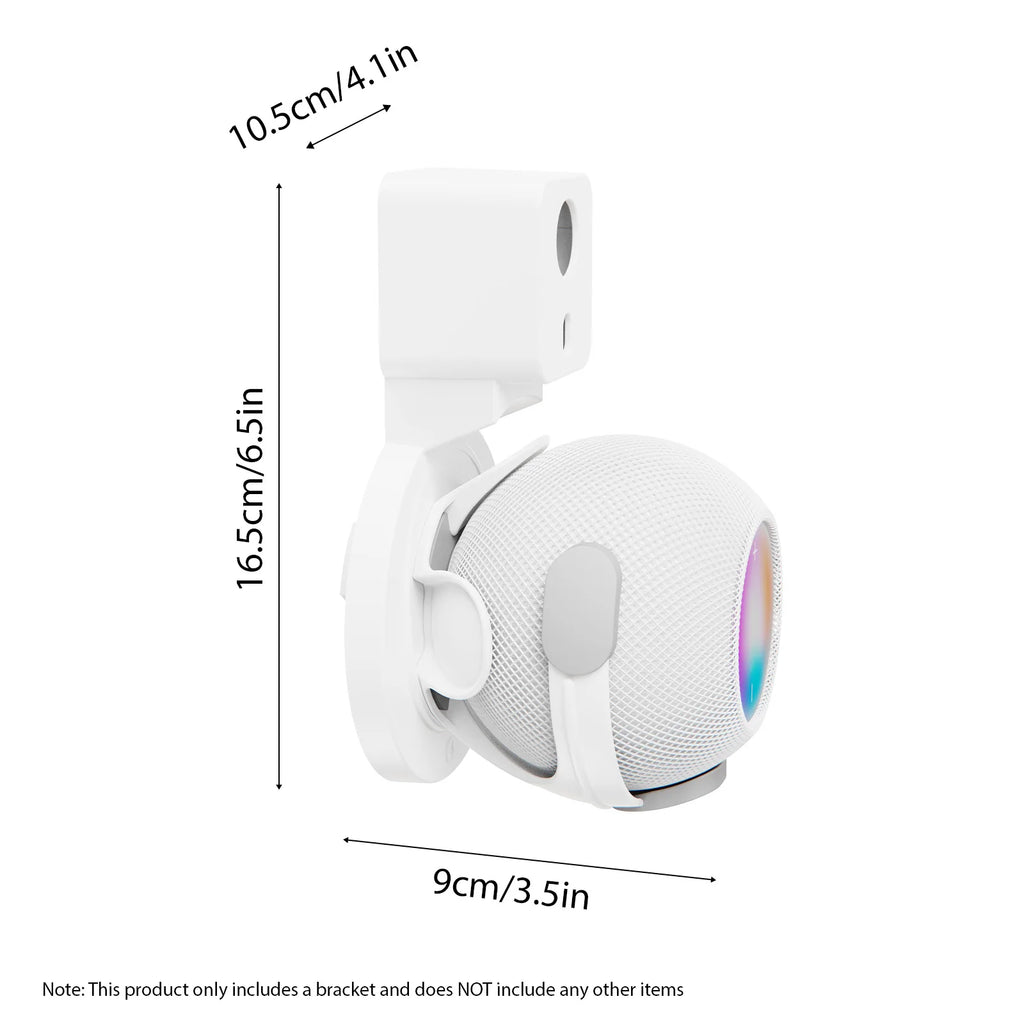 Wall-mounted Smart Speaker Stand Suitable for Home Pod Mini Audio Stand with Power Cord Management Smart Home Audio Accessories Vue