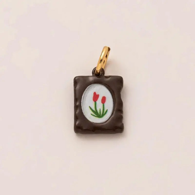 Simple Style Cute Small Animal Series Pendant Fox Stainless Steel Accessories Vue A19