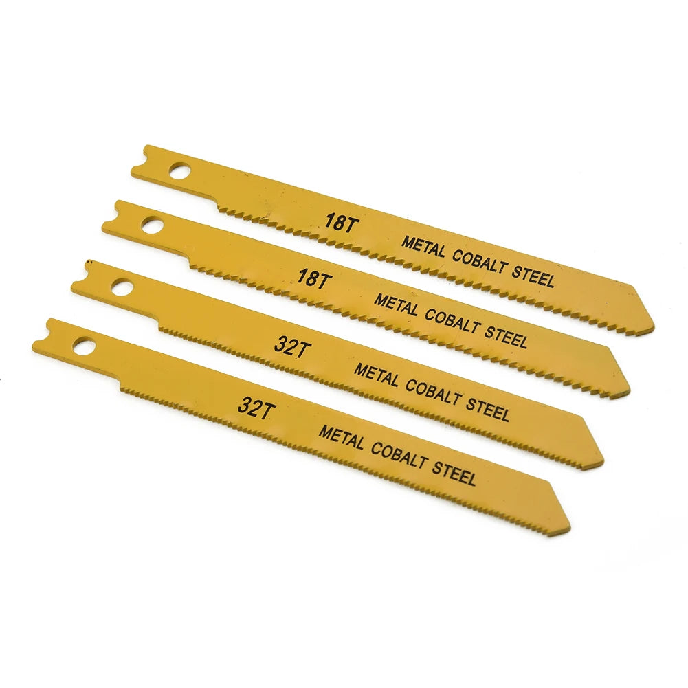 14-Piece T-Shank Jigsaw Blade Set – Cobalt & High Alloy Steel Jigsaw Blade Set Vue