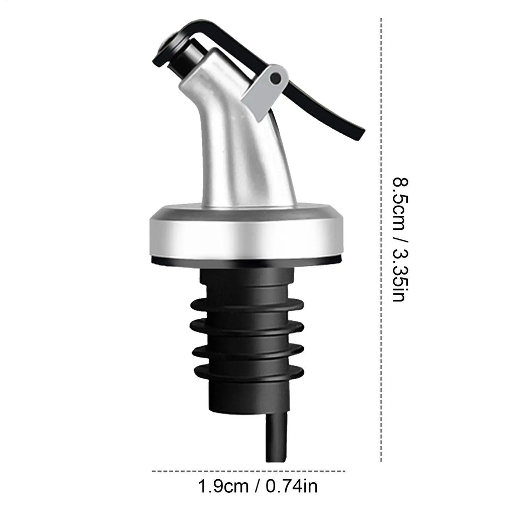 8.5x2cm Olive Oil Stopper Wine Bottle Pourer Bar Barware Spout Pourer Leakproof Wine Spout Bottle Pourer With Dust Cap Universal Vue