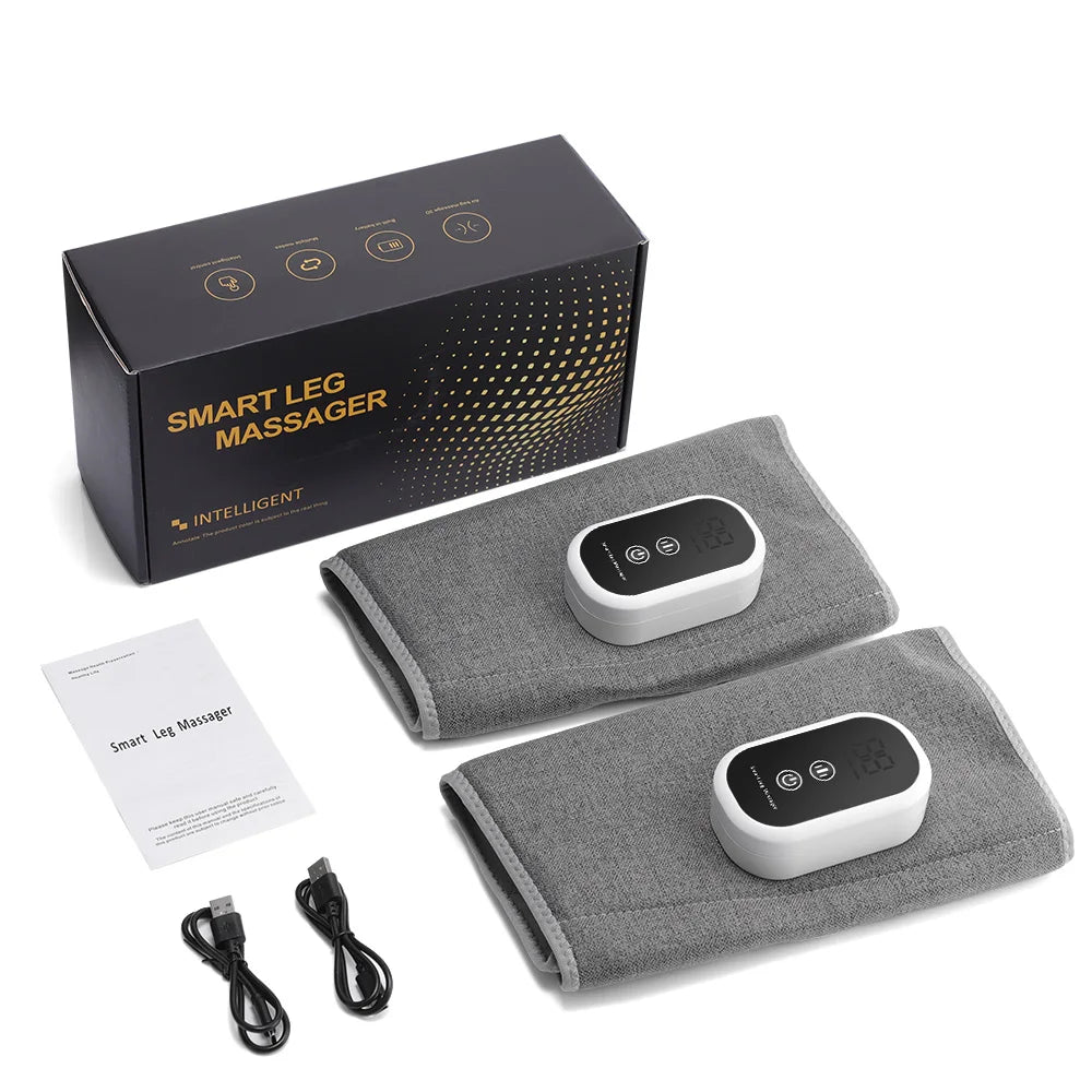 Electric Calf Massager Wireless Rechargeable Air Compression 3 Mode 3 Gear Relax Leg Muscle 360° Air Pressure Leg Massage Vue 2 pcs China Mainland