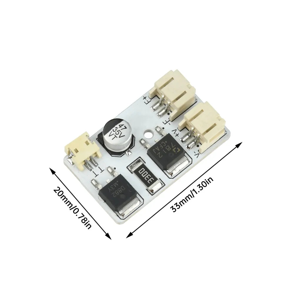 DIY Fan Temperature Control Board Automatic Fan Controller LED Fan Speed Control Board Step-down Type temperature Control Module Vue