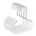 5/10pcs Baseball Cap Hat Rack Organizer Stainless Steel Hat Hanger Hanging Holder Non-Slip Wall Mount Hook Organizer for Caps Vue 5pcssilver