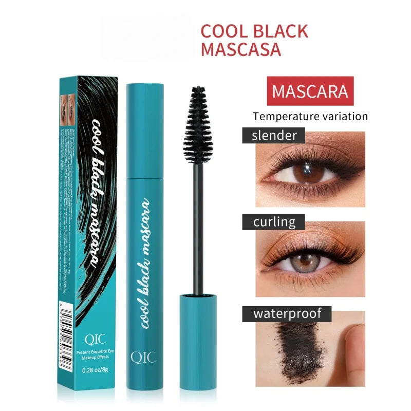 Green Box Mascara for Lengthening, Thickening, Curling, and Shaping Eyelashes, with Natural Long-Lasting Effect That Won'T Smudge Vue