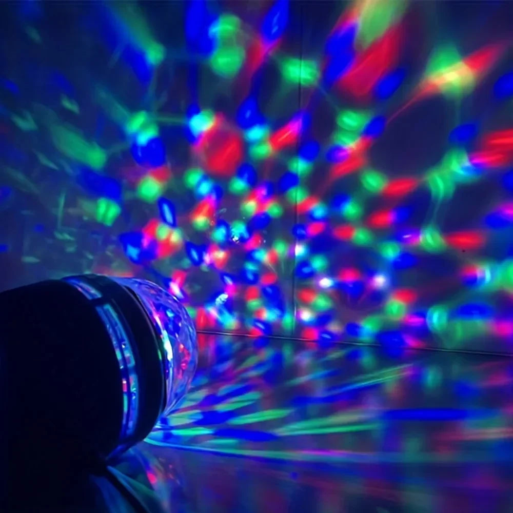 Starry Sky Projector Light Remote Control Rotating Aurora Galaxy LED Spotlight USB Plug-in Magic Ball Stage KTV Atmosphere Decor Vue
