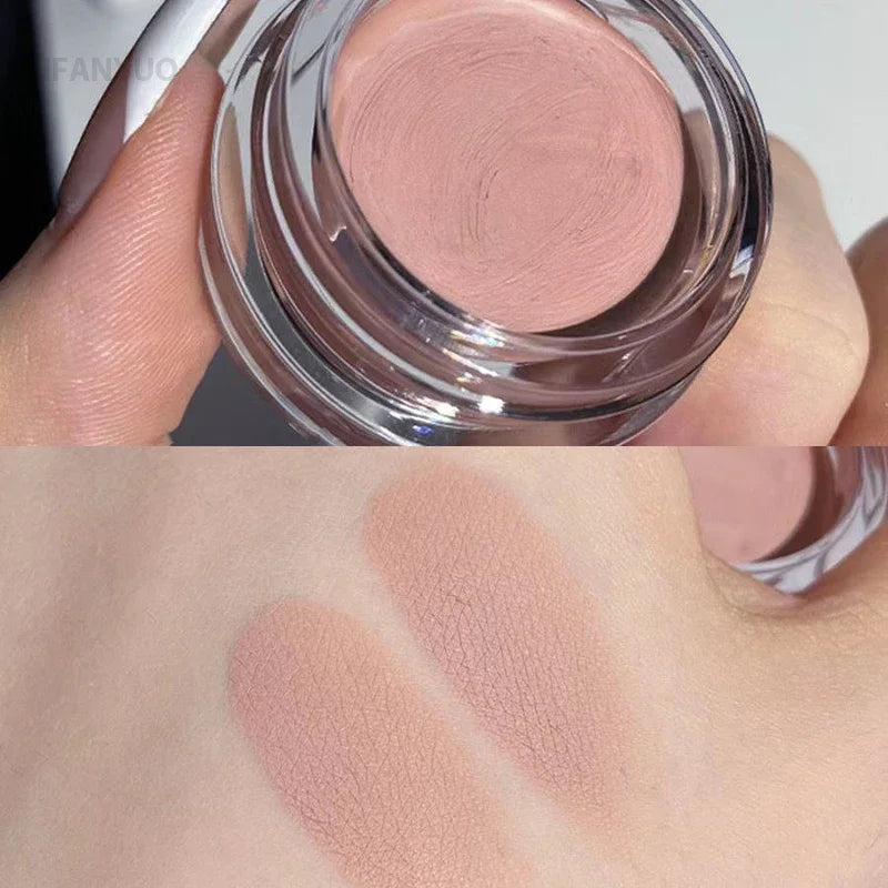 Matte Purple Peach Pink Eyeshadow Cream Blush Face Contour Waterproof Lasting Concealer Nude Brown Eyeshadow Primer Base Makeup Vue