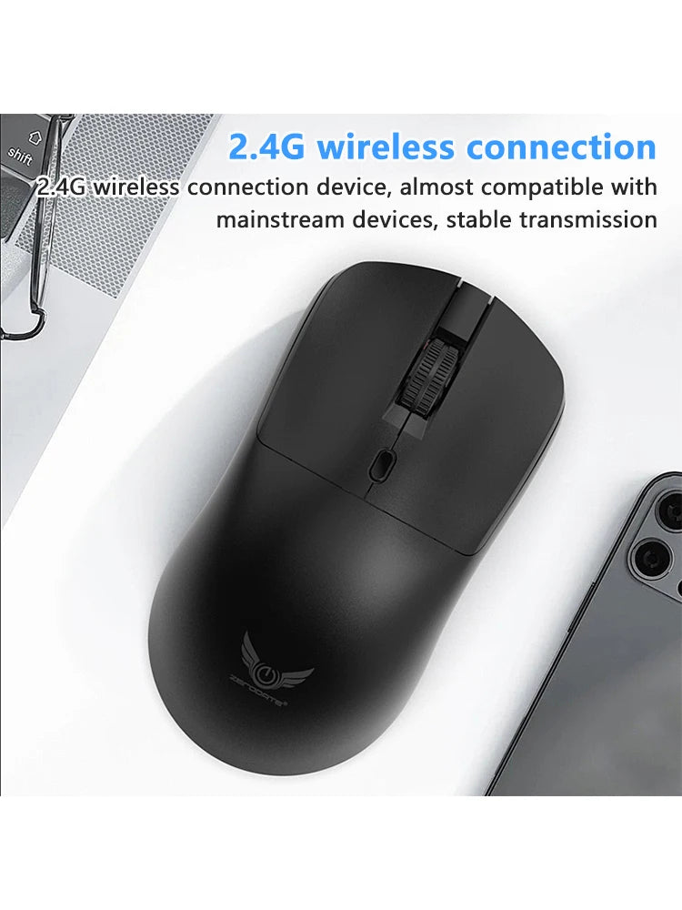 Wireless 2.4G Mouse Light Weight Design 1600 DPI Adjustable Plug And Play Low Noise Button Simple Style Mouse for Office Gaming Vue