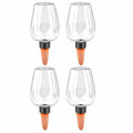 1/4pcs Plant Self Watering Globes Automatic Drip Irrigation System 350ml Transparent Watering Bulbs for Indoor/Outdoor Plants Vue white 4pcs China Mainland