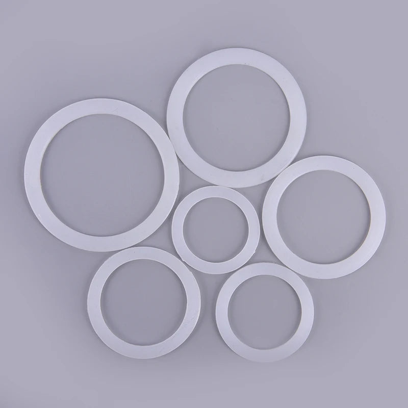 2Pcs Coffee Pot Washer 3mm Thickness Gasket Ring Silicone Coffee Pot Seal Ring Coffee Makers Accessories Vue