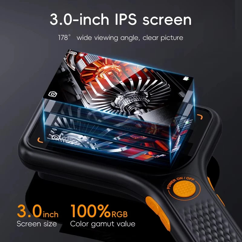 Digital Microscope Handheld 3.0 inch IPS Color Screen Autofocus 2MP Coin Video Microscopes 500x Magnification Vue