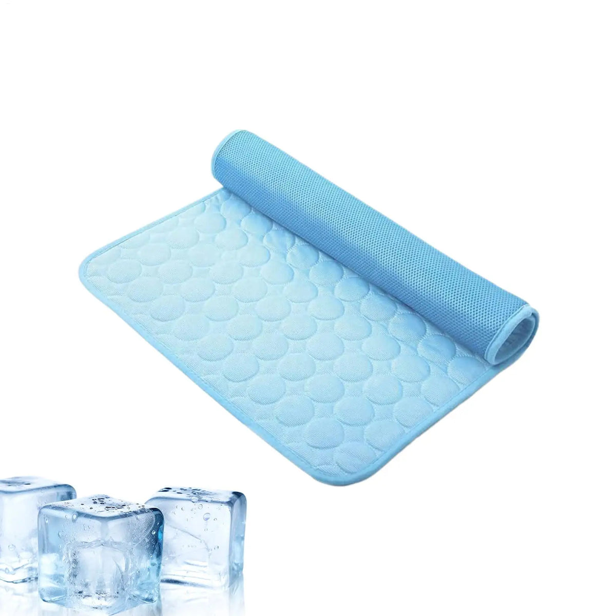 Multiple Sizes Dog Cooling Mat Breathable Sleeping Rug Extra Large Foldable Washable Soft Cat Cooling Pad Portable S/M/L/XL/XXL Vue
