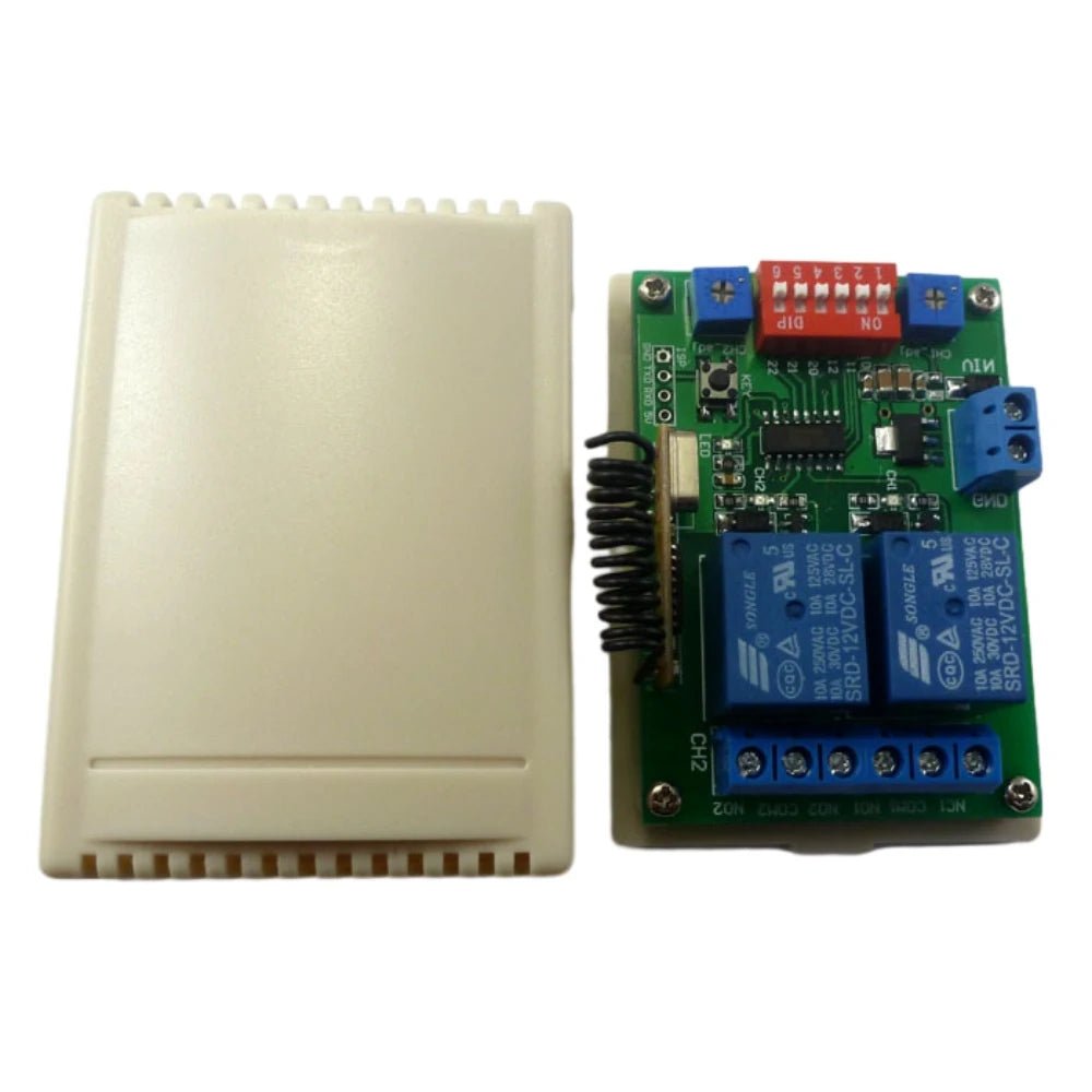 CE029 DC9V-13V Multifunction Wireless Controller Timer Delay Relay Module Learning Code for EV1527 PT2262 ASK OOK Remote Control Vue