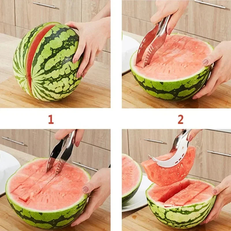 Stainless Steel Watermelon Cutter & Slicer Tool Fruit Slicer Tool Vue
