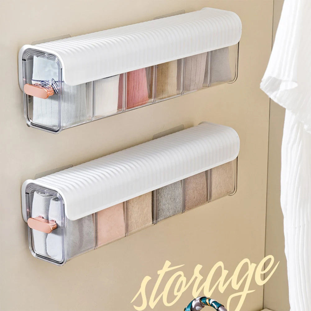 ABKW-Underwear Panties Socks Data Cable Closet Storage Box Multifunction Storage Box Green Vue