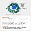 SucceBuy Suction Hose Kit 2inx50ft / 2inx65ft Blue Backwash Hose, 20ft Green Suction Hose & Multiple Accessories for Water Pump Vue 2 in x 50 ft Poland