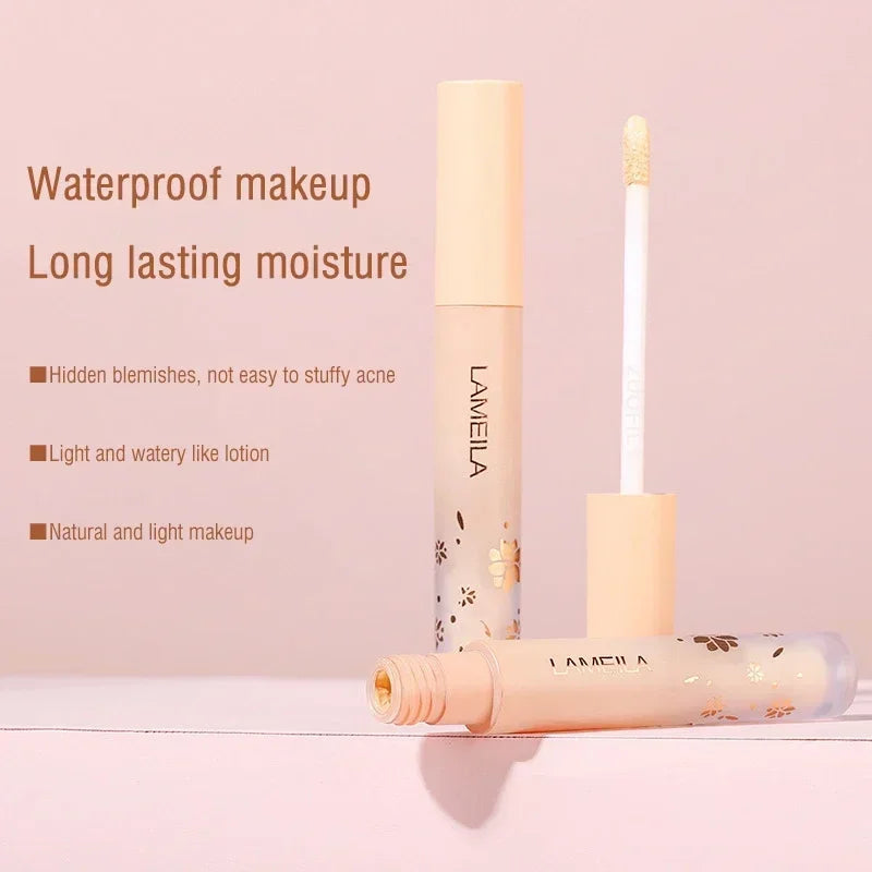 3 Colors Liquid Concealer High Covering Moisturizing Oil Control Foundation Invisible Pores Dark Circles Freckle Face Makeup Vue