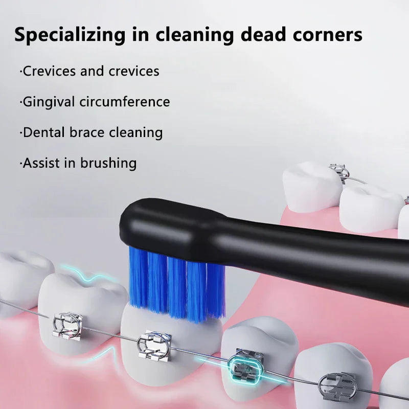 1 Pcs Toothbrush Small Head End Tuft Fine Brush Toothbrush Tiny Compact Interspace Brush Interdental Tooth Brush Oral Tooth Care Vue