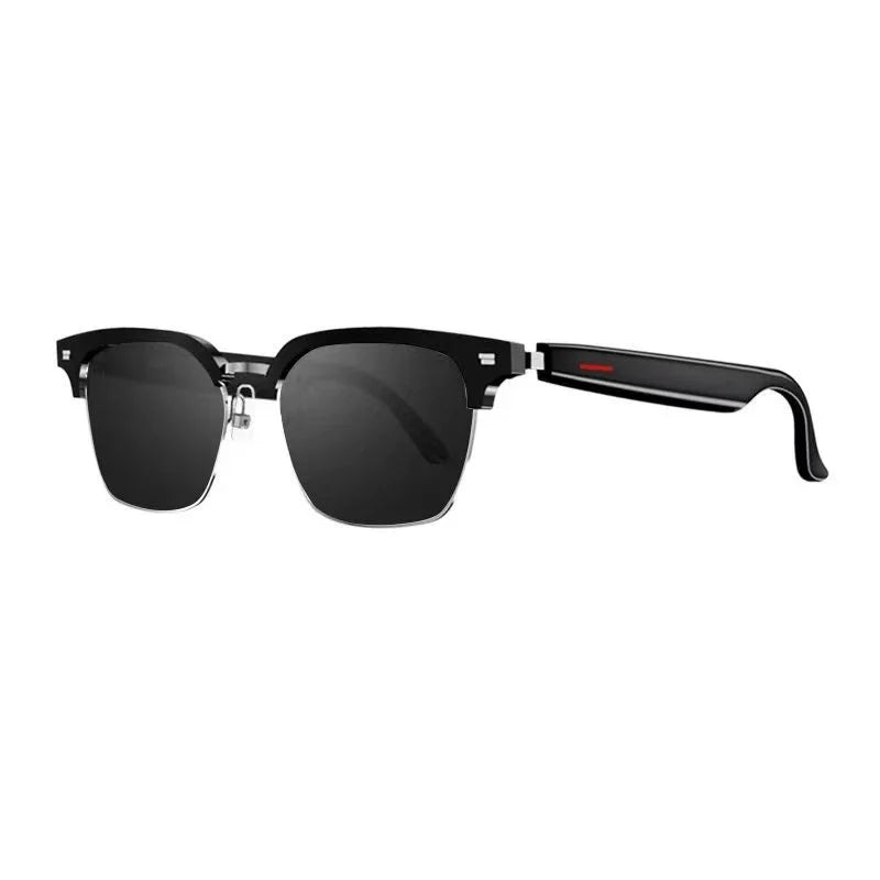 Translator Glasses AI 144 Languages Bluetooth Translation Sunglasses Chat Intelligent Real-time Voice Rssistant Smart Glasses Vue A Style half-frame