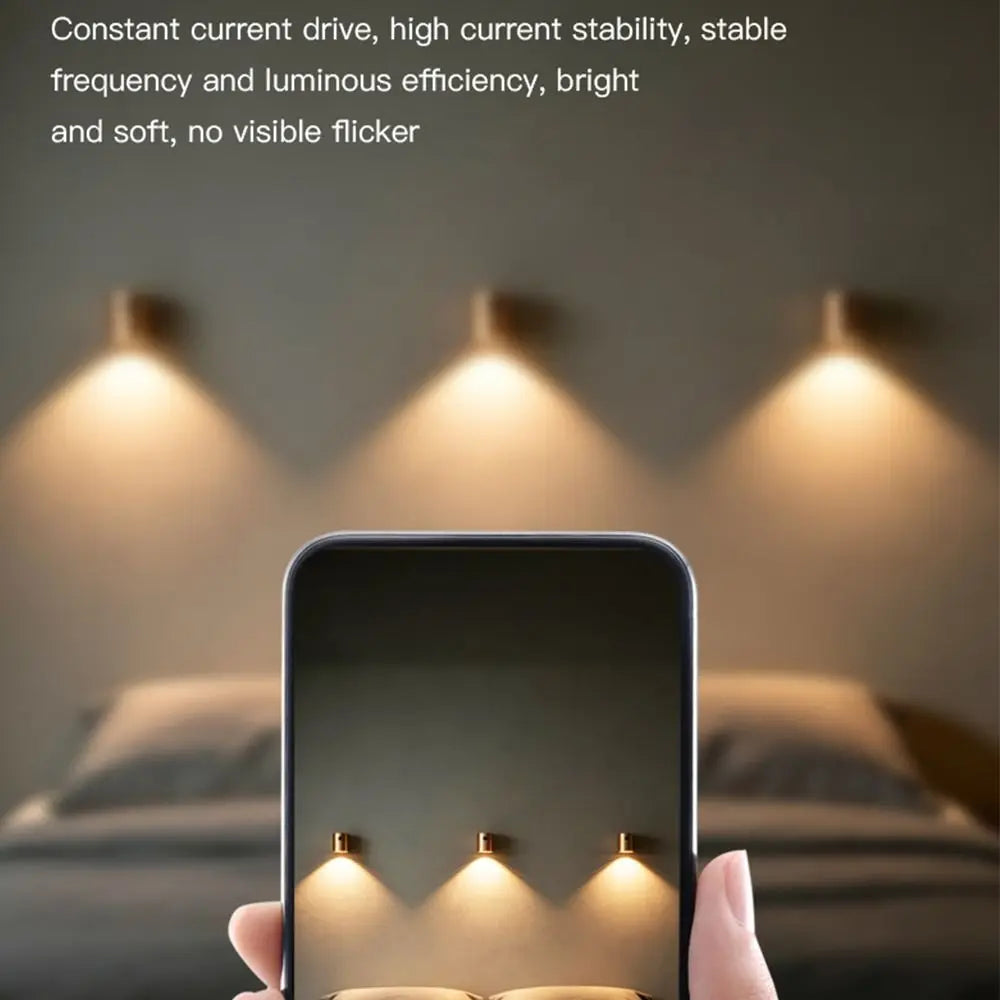 Rechargeable Human Body Sensing Wall Light Magnetic Atmosphere Light Magnetic Night Light Human Body Induction Vue