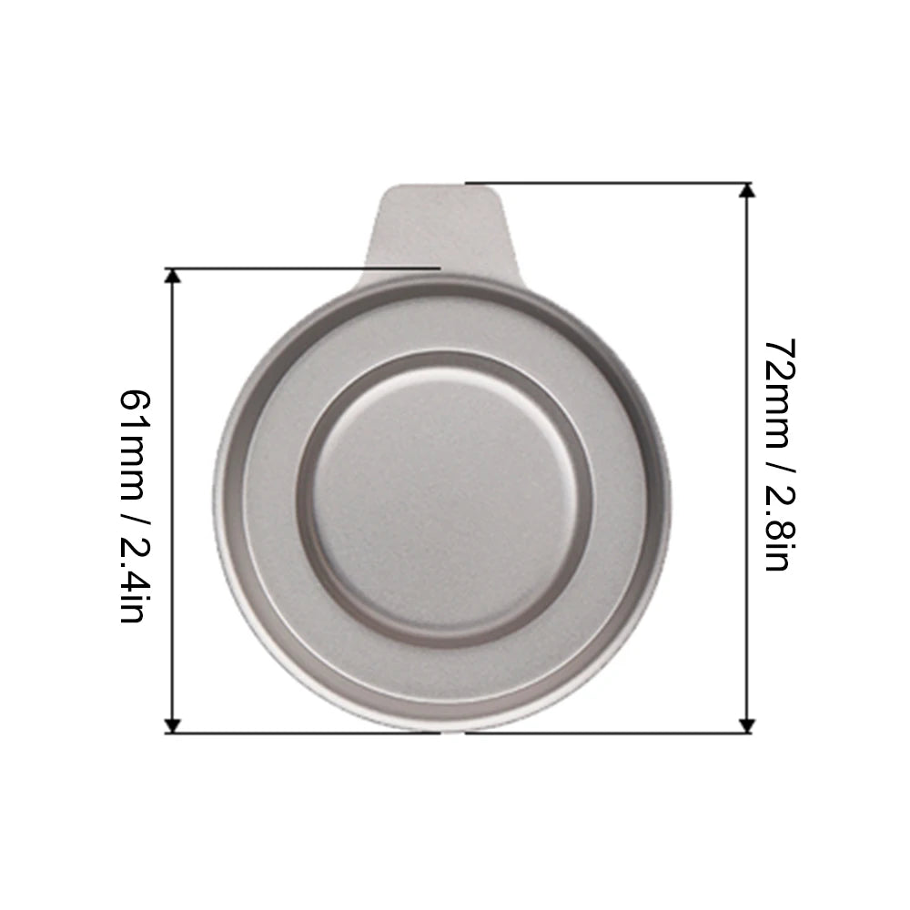 TOMSHOO Titanium Alcohol Stove with Lid Foldable Legs and Pot Supports for Camping Hiking Backpacking Outdoor Cooking Stove Vue set 1