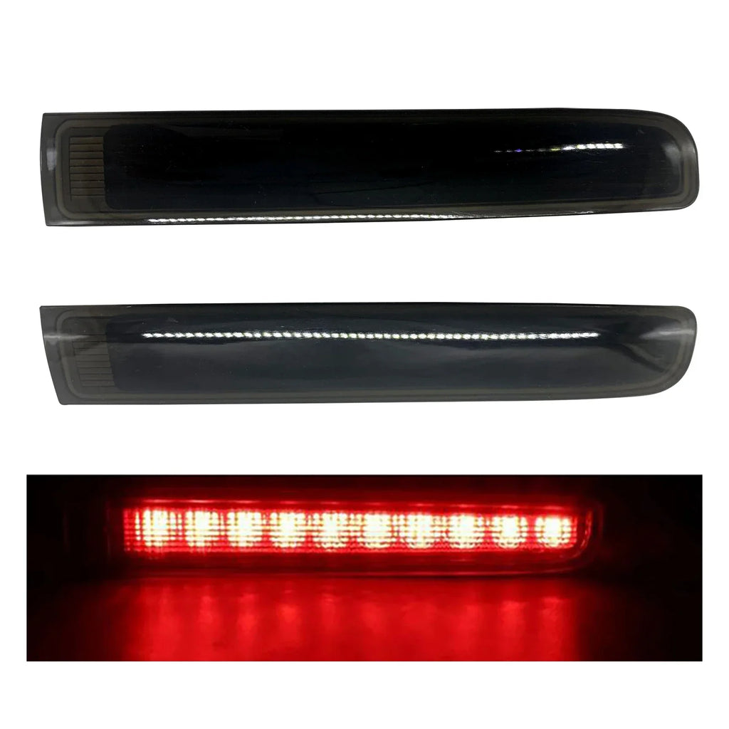 2pcs Car High Mount Third Stop Tail Lamp Brake Signal Light For Volkswagen VW Transporter T5 T6 Caravelle Multivan 2003-2016 Vue smoked shell