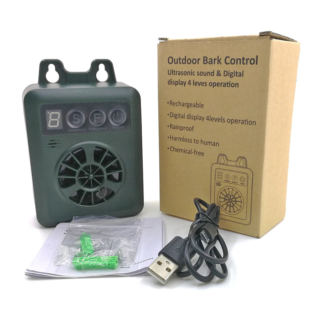 Ultrasonic Dog Bark Deterrent Outdoor Training Device Bark Deterrent Device Vue