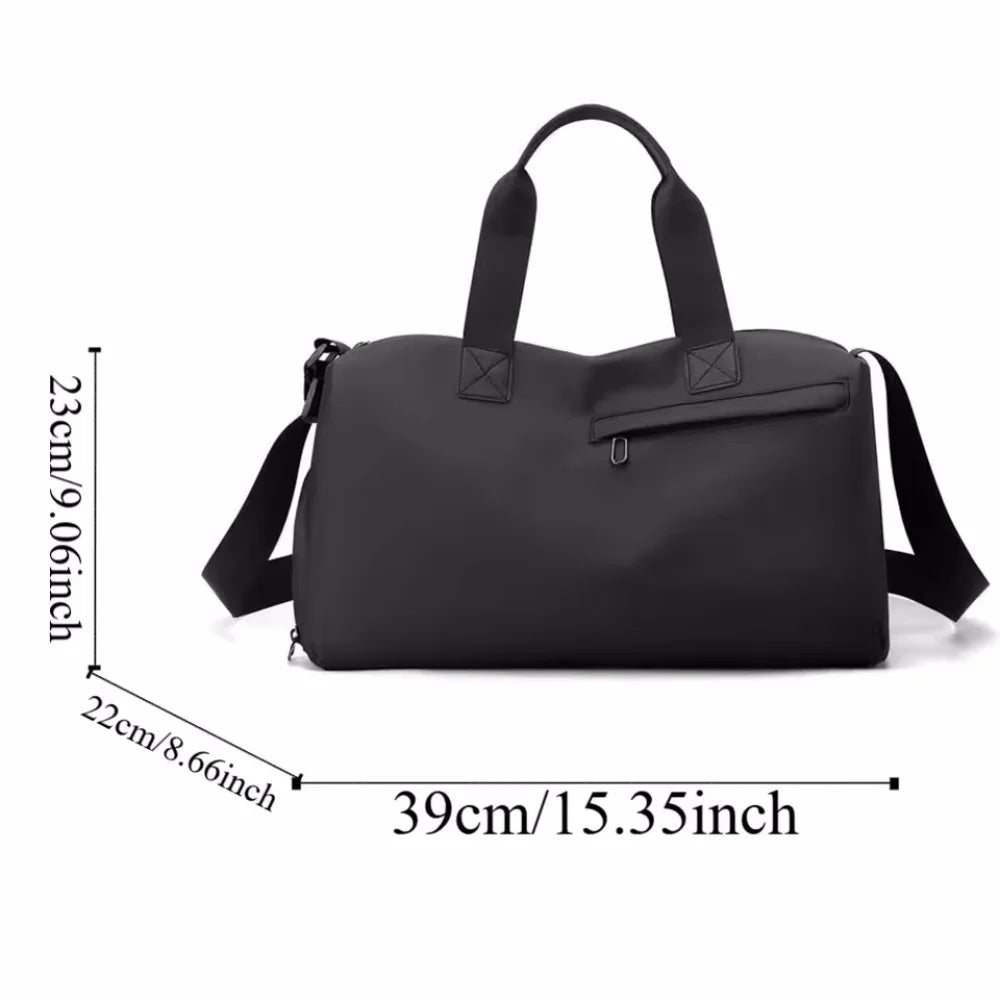Dry Wet Separation Swim Gym Bag, Waterproof Sports Gym Tote with Adjustable Strap, Large Capacity Travel Storage Organizer Vue