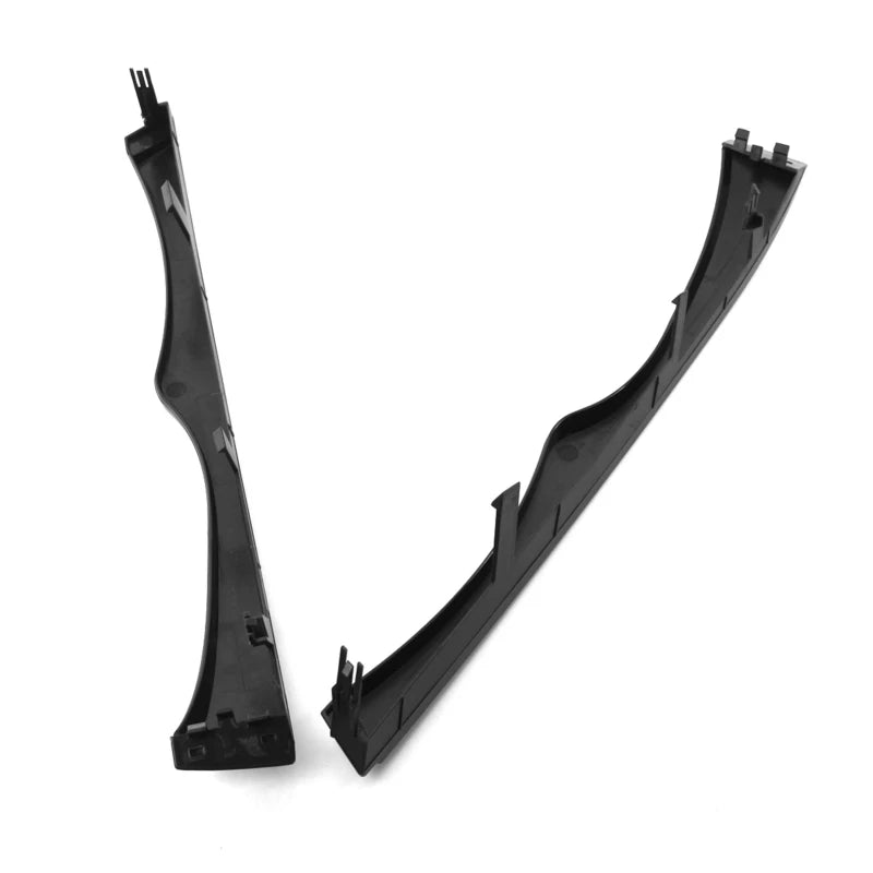 Headlight Trim Moulding Set Front Lower Left and Right 2pcs Replacement for BMW E46 2002-2005 OEM 51130030406 51130030407 Vue