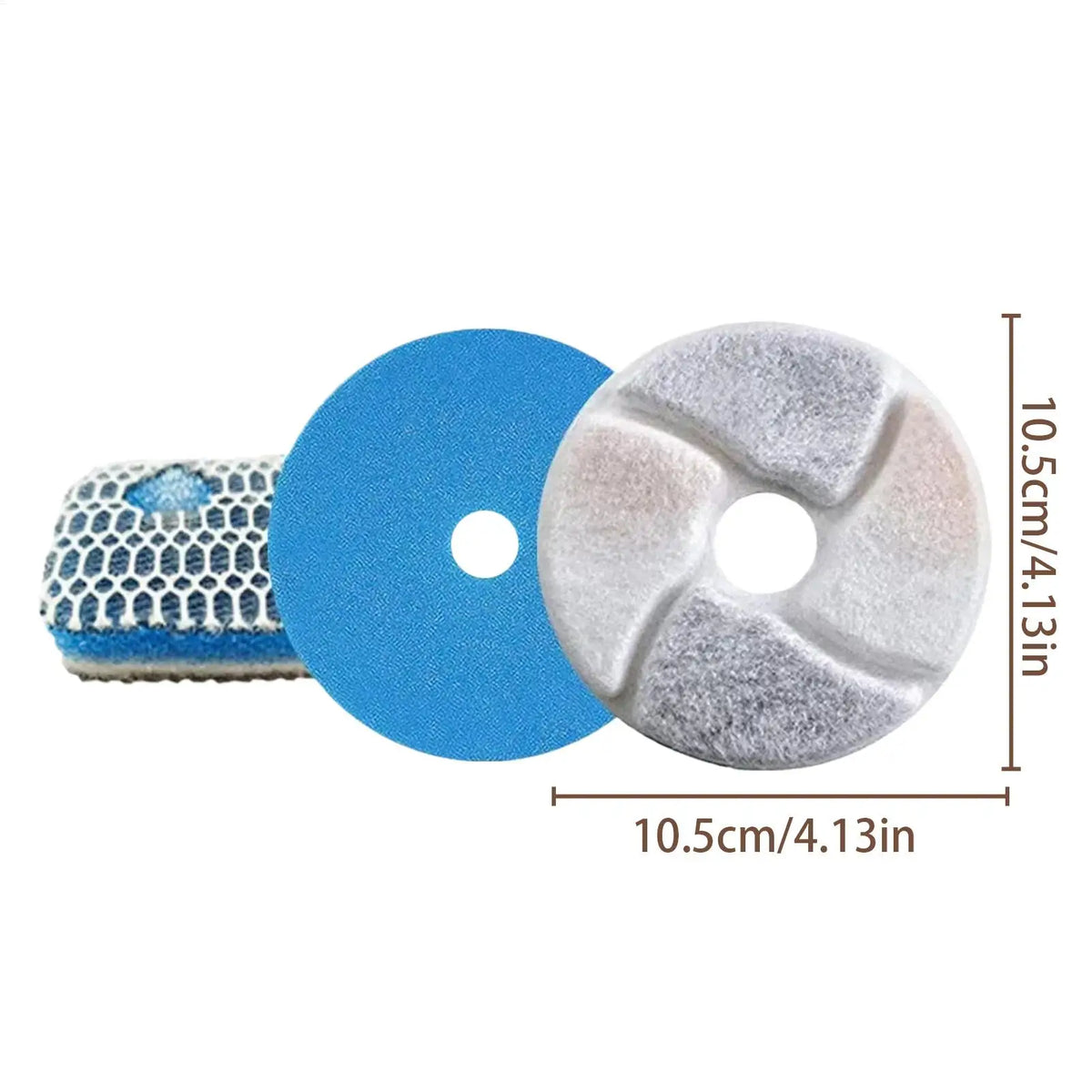Cat Dog Water Fountain Filter Pad Activated Carbon Softening Water for Pet Dispenser Kitten Daily Home Travel Replacement Vue