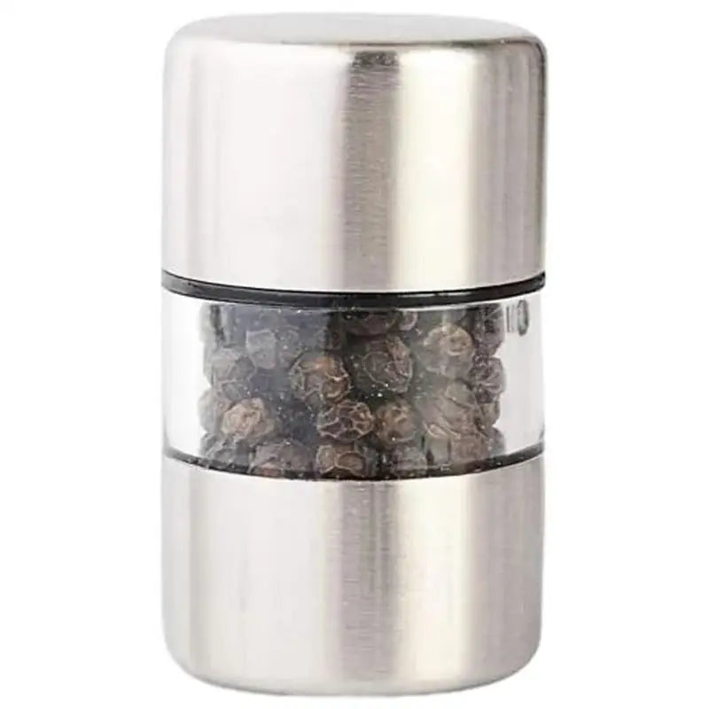 Pepper Grinder Manual Stainless Steel Mill Tiny Pepper Mill Shaker Portable Salt Grinder Seasoning Shaker Kitchen Grinding Gadge Vue