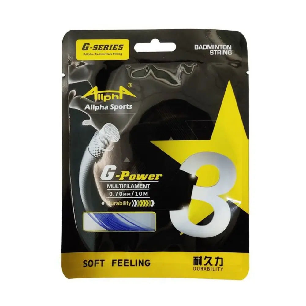 0.7mm G3 Badminton Racket Line High Elastic Standard Badminton String Carbon Nanofiber Durable Badminton String Line Training Vue dark blue