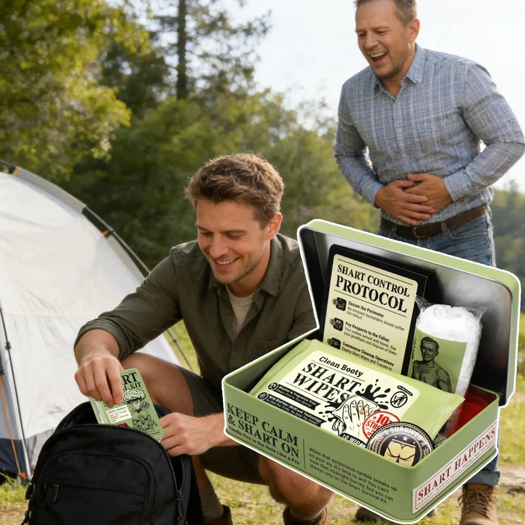 Fart Survival Set - Funny Prank Kit with Wet Wipes & Tissues, Novelty Gag Gift for Men, Family, Friends, Teenagers, April Fools Vue