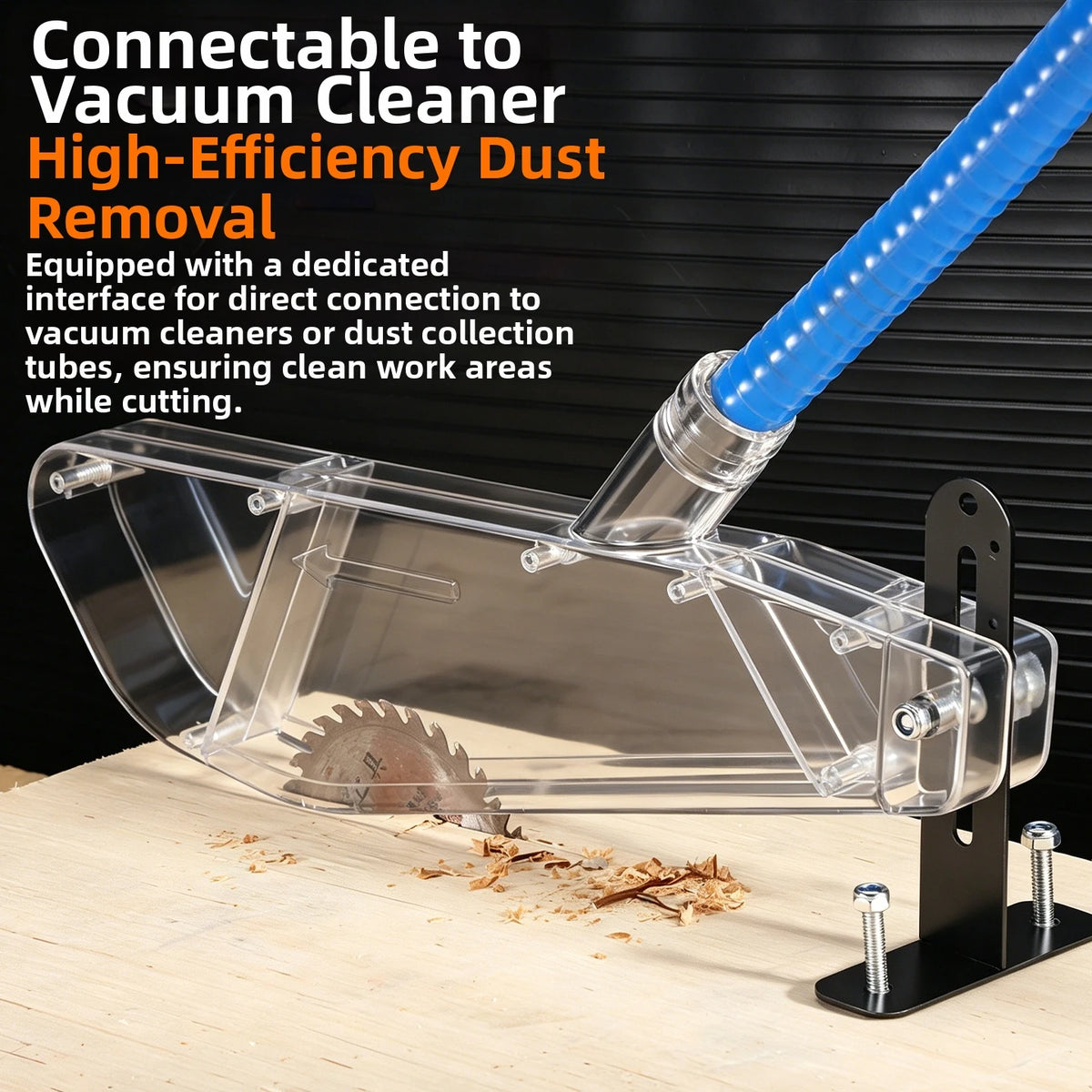Transparent Table Saw Guard Cover | Fits 4–12 Inch Saws Table Saw Guard Vue